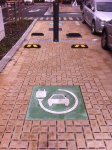 Parkeerplek laadstation elektrische auto